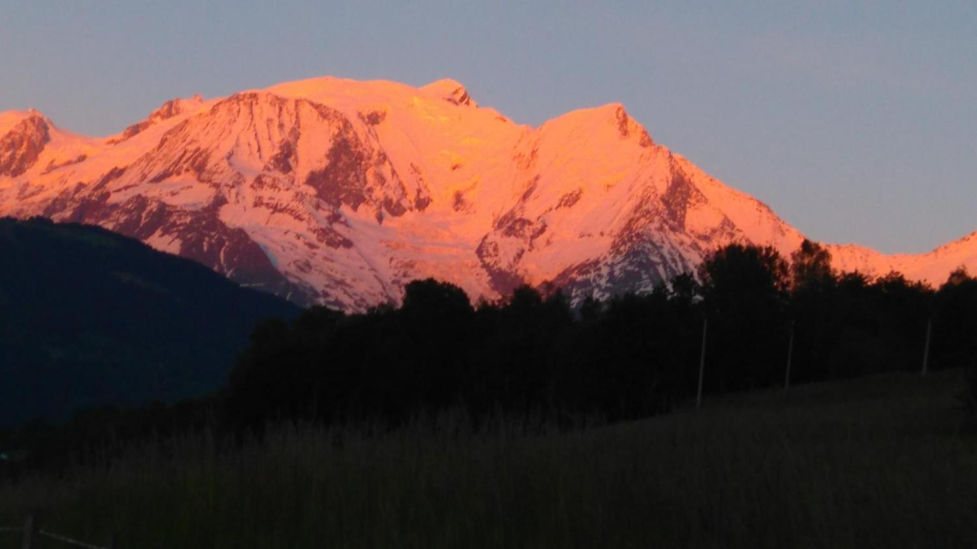 La Ferme Du Mont-Blanc Panzió Combloux Kültér fotó
